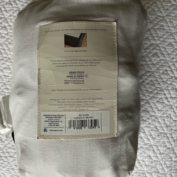 Casaluna Bedding Casaluna Linen Bed Skirt Poshmark